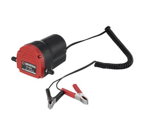Насос вакуумний 12 В для відкачування оливи та дизельного палива INTERTOOL AC-0006, фото 2