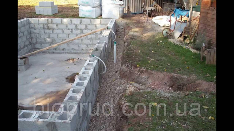 Будівництво цегляного басейну., фото 1