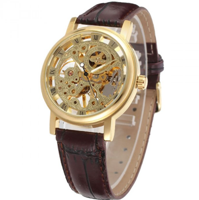 Красивий жіночий годинник, наручний механічний годинник, фото 1