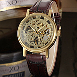 Красивий жіночий годинник, наручний механічний годинник, фото 6