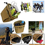 Сумка скидання магазину Oxford навісний тактичний MOLLE-підсумок для скидання магазинів тактична MAR PAT, фото 5