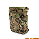 Сумка скидання магазину Oxford навісний тактичний MOLLE-підсумок для скидання магазинів тактична MAR PAT, фото 2