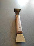Стамеска пасічна, 160 мм, нерж. з дерев'яною ручкою, фото 2