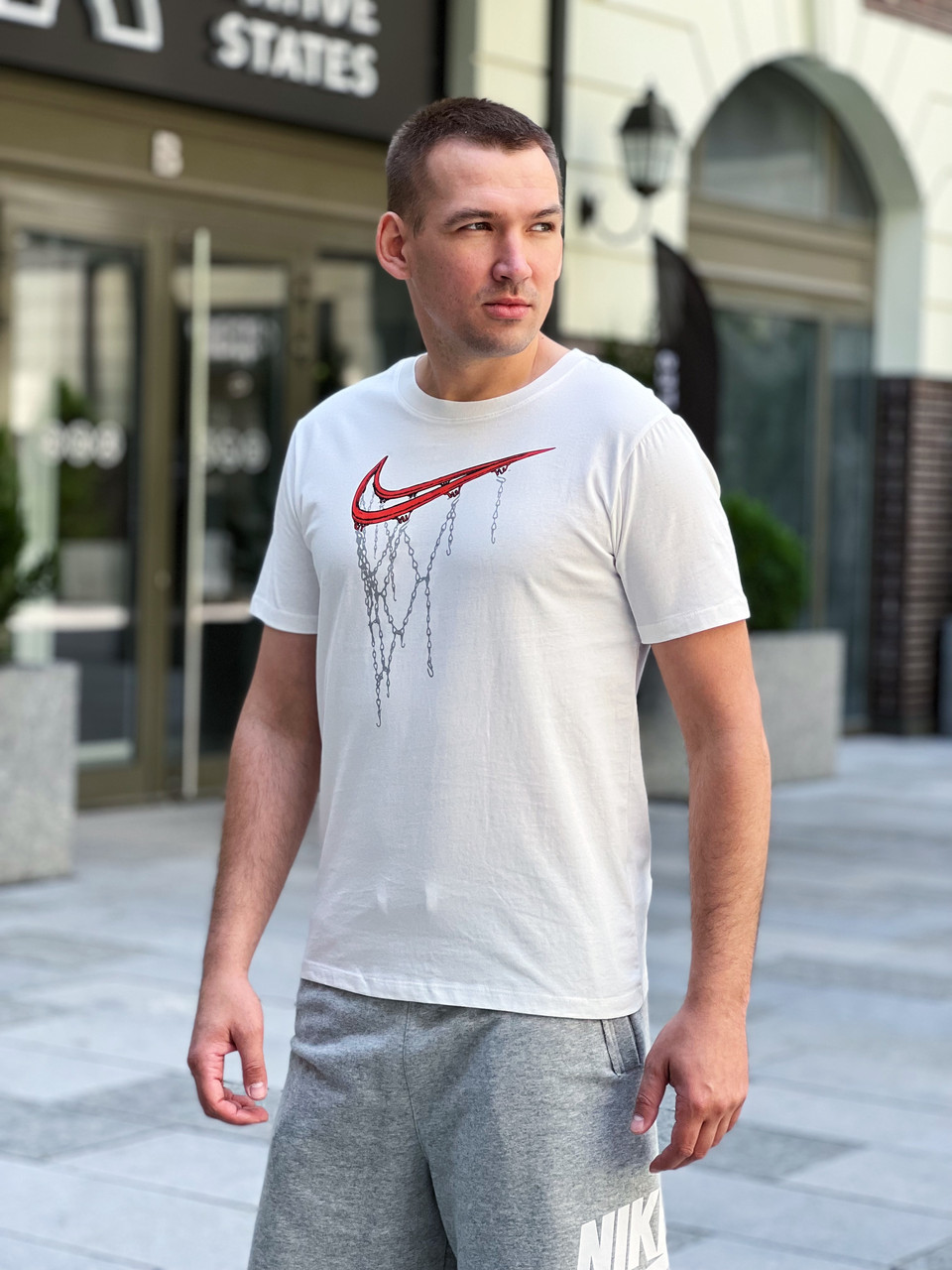 Футболка чоловіча Nike Dri-FIT Swoosh / DD9344-100 (Розміри:S,M,L,XL,2XL)