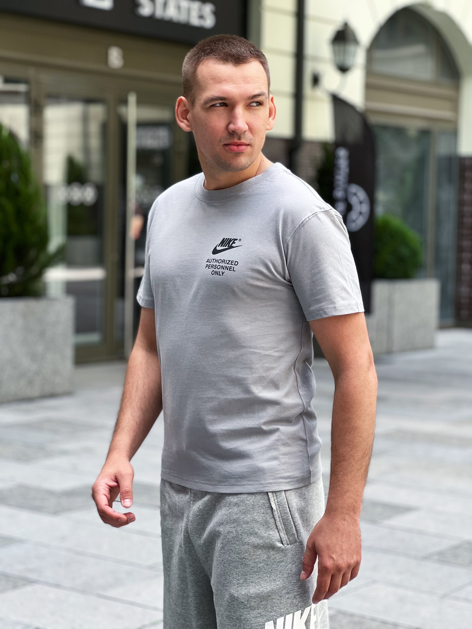 Футболка чоловіча Nike Sportswear Authorised Personnel / DM6428-077 (Розміри:S,M,L,XL,2XL)