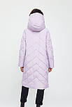 Довга зимова куртка жіноча Finn Flare A20-11006-828 Down fill бузкова S, фото 4