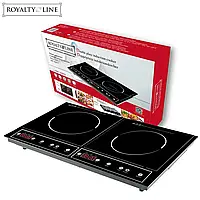 Индукционная настольная 2-х конфорочная плита Royalty Line RL-DIP4000 , кухонная