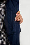 Жіноча куртка демісезонна Finn Flare A20-11002-101 Down fill темно-синя S, фото 7