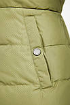 Жіноча демісезонна куртка Finn Flare A20-11002-525 Down fill зелена S, фото 7