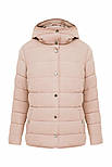 Жіноча куртка демісезонна Finn Flare A20-11002-718 Down fill світло-рожева M, фото 9