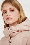 Жіноча куртка демісезонна Finn Flare A20-11002-718 Down fill світло-рожева M, фото 5