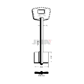 Заготівка ключа КАЛЕ-1 вузька/KAE-1G JMA