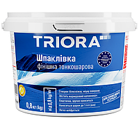 Шпаклівка готова фінішна тонкошарова 1,5кг TRIORA тріора