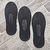 Сліди жіночі чорні капронові 40DEN в індивідуальній упаковці 20021504, фото 3