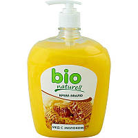Крем-мыло Bio naturell Мед с молоком, 1000мл