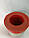 Бордова стрічка пластикова Без перфорації (червоний), фото 2