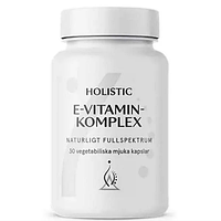 Витамин Е Токоферолы и Токотриенолы 30 кап Holistic E - Vitamin Komplex Швеция Доставка из ЕС