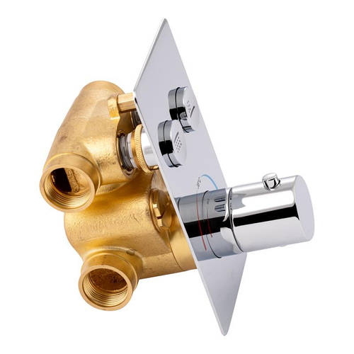 Смеситель термостатический скрытого монтажа Qtap Votice 6442T105NKC ...