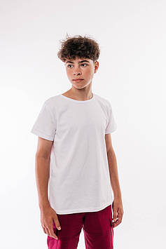 Однотонна футболка для хлопчика підлітка