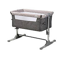 Детская приставная кроватка Lorelli Sleep N Care Grey Elephant