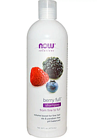 Шампунь для волос со вкусом ягод от Now Foods, 473 г