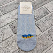 Шкарпетки жіночі короткі літо сітка асорті р.36-41 RICH STYLE патріотичні 30035533, фото 2