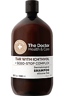 Шампунь The Doctor Health&Care Tar with Ichthyol + Sebo-Stop complex Проти лупи 946 мл