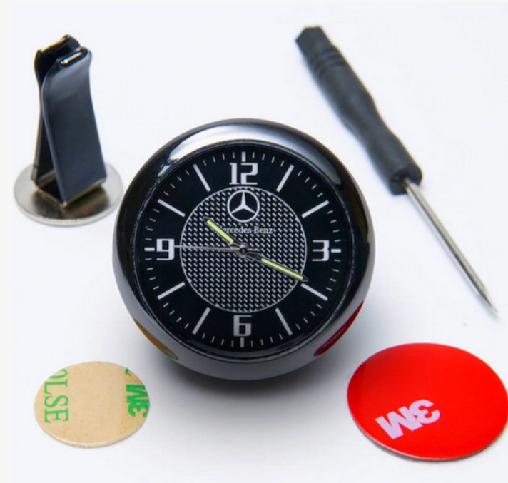 Часы в автомобиль Vehicle clock,TOYOTA хром/круглые автомобильные часы с маркой авто - фото 5 - id-p1639053663