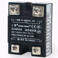 Твердотельное реле GJ-40AA 480VAC/40A, Input:90-250VAC