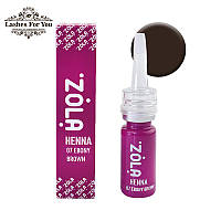 Хна для бровей ZOLA Henna 07 Ebony Brown, 10 г