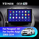 Штатная магнитола Teyes CC2Plus  Peugeot 107 (2004-2015), фото 3