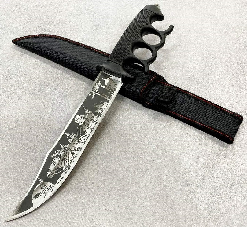 Тактичний мисливський ніж із корпусом x8 38,5 см 010991 Найкраща ціна