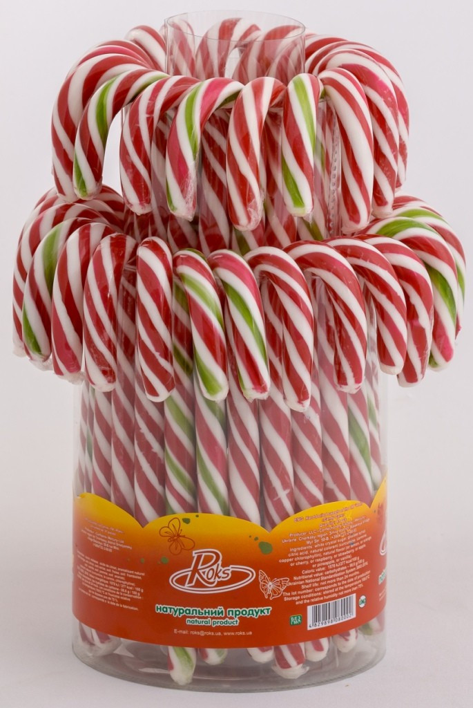 Льодяники Посох Roks 50 шт 28 гр, фото 1