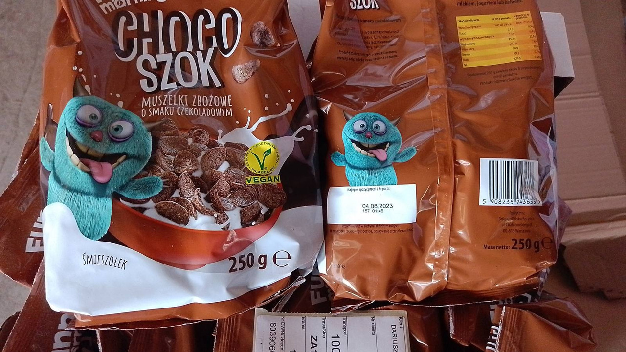 Хлопья Шоколадные кукурузные Fun Morning Choco Szok Smieszolek 250 г Польша - фото 3 - id-p1639053370