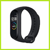 Силиконовый ремешок для Xiaomi Mi Band 3/4 (Black / Черный)