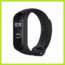 Силіконовий ремінець для Xiaomi Mi Band 3/4 (Black / Чорний)