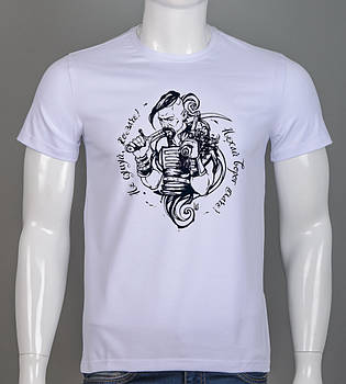 Футболка чоловіча Козак 2503м (Уп.4шт M-XXL), Білий