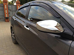 Накладки на дзеркала нерж Hyundai Accent 2011-2017