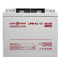 Аккумуляторная батарея Logic Power LPM-GL 12V-40 Ah | Гелевый аккумулятор Logic Power | АКБ 40 Ah