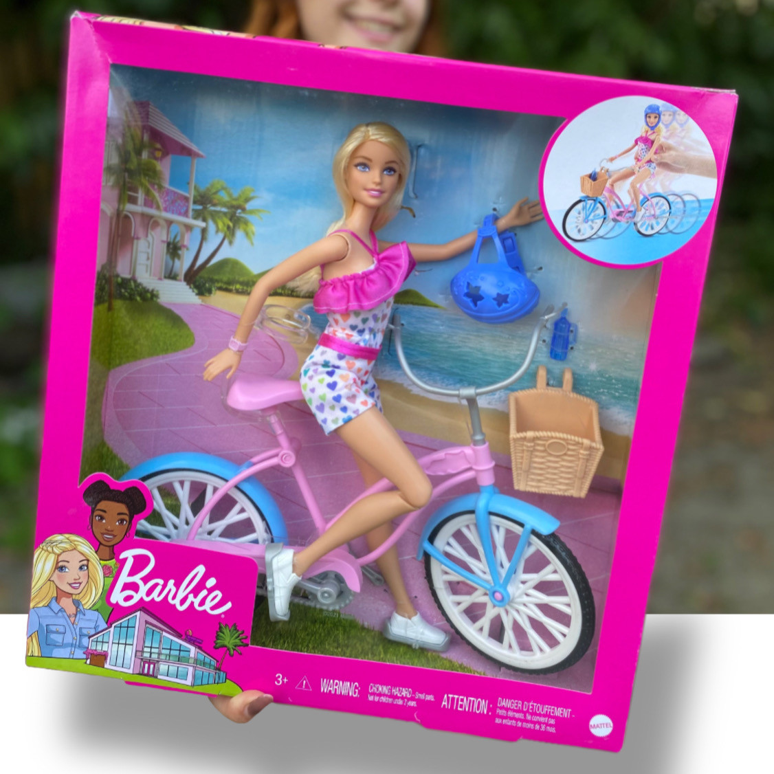 Кукла Барби и велосипед Barbie Doll and Bike Playset HBY28 (ID ...