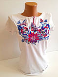 Вишита футболка трикотажна жіноча., фото 2