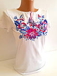 Вишита футболка трикотажна жіноча., фото 3