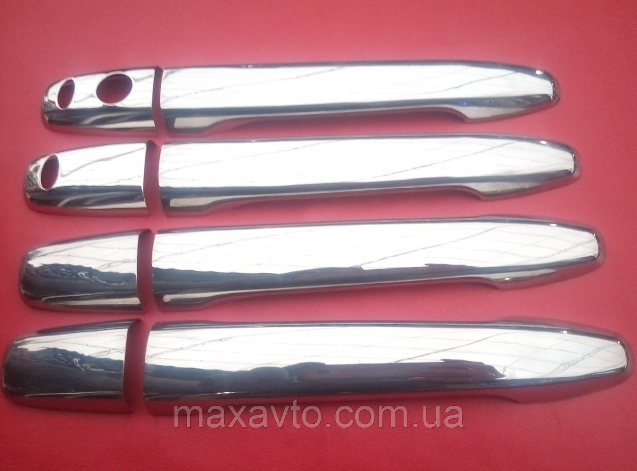 Накладки на ручки MITSUBISHI LANCER 10 безключовий доступ, фото 1