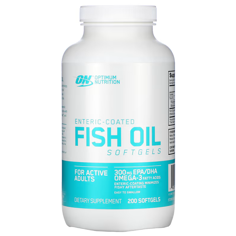 Fish Oil Enteric-Coated Optimum Nutrition 200 капсул
