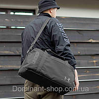 Мужская спортивная сумка для города Under Armour Ego черная тканевая для спорта и тренировок