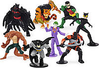 ДС Бэтмен набор 8 мини фигурок DC Comics Mini Batman Action Figures