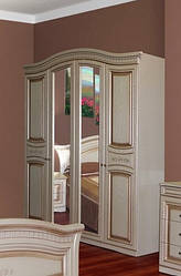 Шафа 4Д Ніколь Патина Світ Меблів