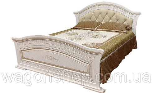 Кротати 160 з м'якою спинкою Ніколь Патіна Світт Меблів Світ Меблів, фото 1