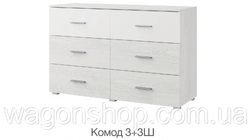 Комод 3+3Ш Ромбо Світ Меблів, фото 1