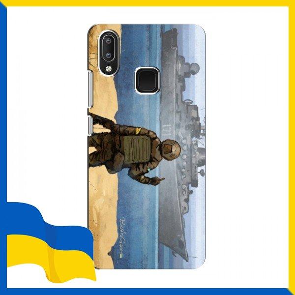 Чохол Російський корабель для ViVO Y95 / Чохли Марка Російський корабель для ViVO Y95 / Патріотичний принт Російський корабель на
